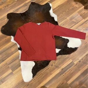 Pendleton Women's Red Long Sleeve Top